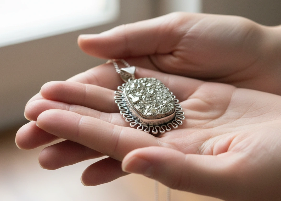 Pyrite Natural Stone Pendant